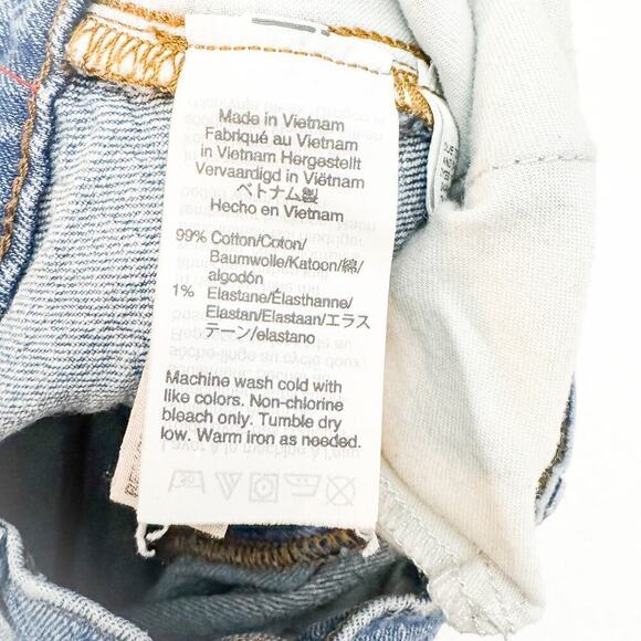 Madewell The High-Rise Slim Boyjean Raw Hem Denim Jeans Size 28 - Picture 7 of 10